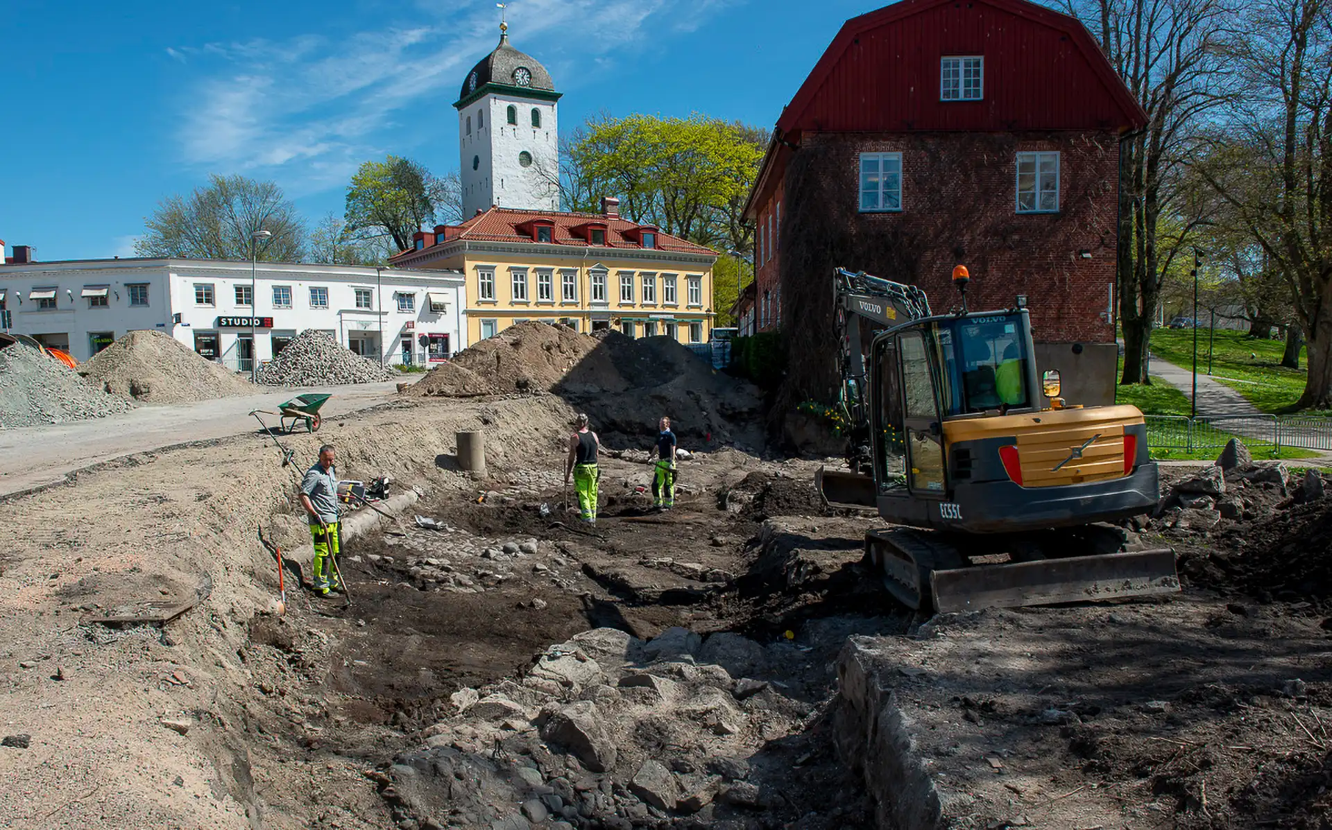 Bohusläns Museum Utgrävning Uddevalla Torg 2018 01